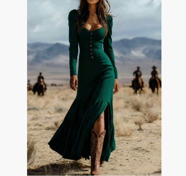 The Button Asymmetric Maxi