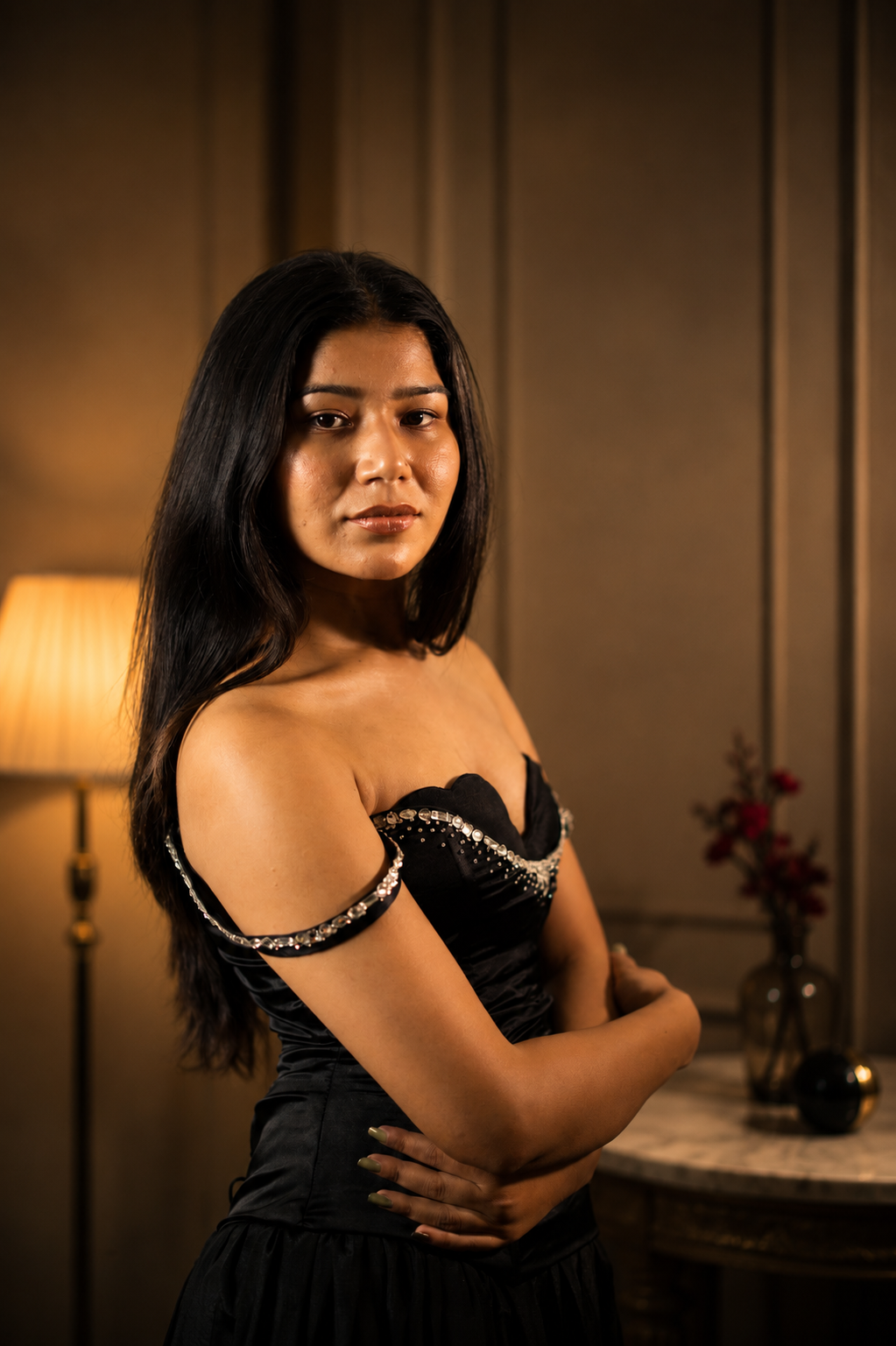 The Matriarch Beaded Silhouette
