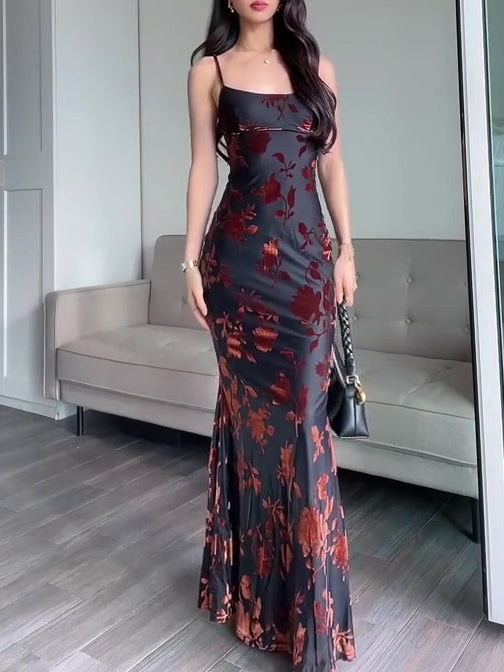 The Velvet-Flocked Midi