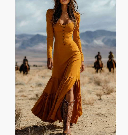 The Button Asymmetric Maxi