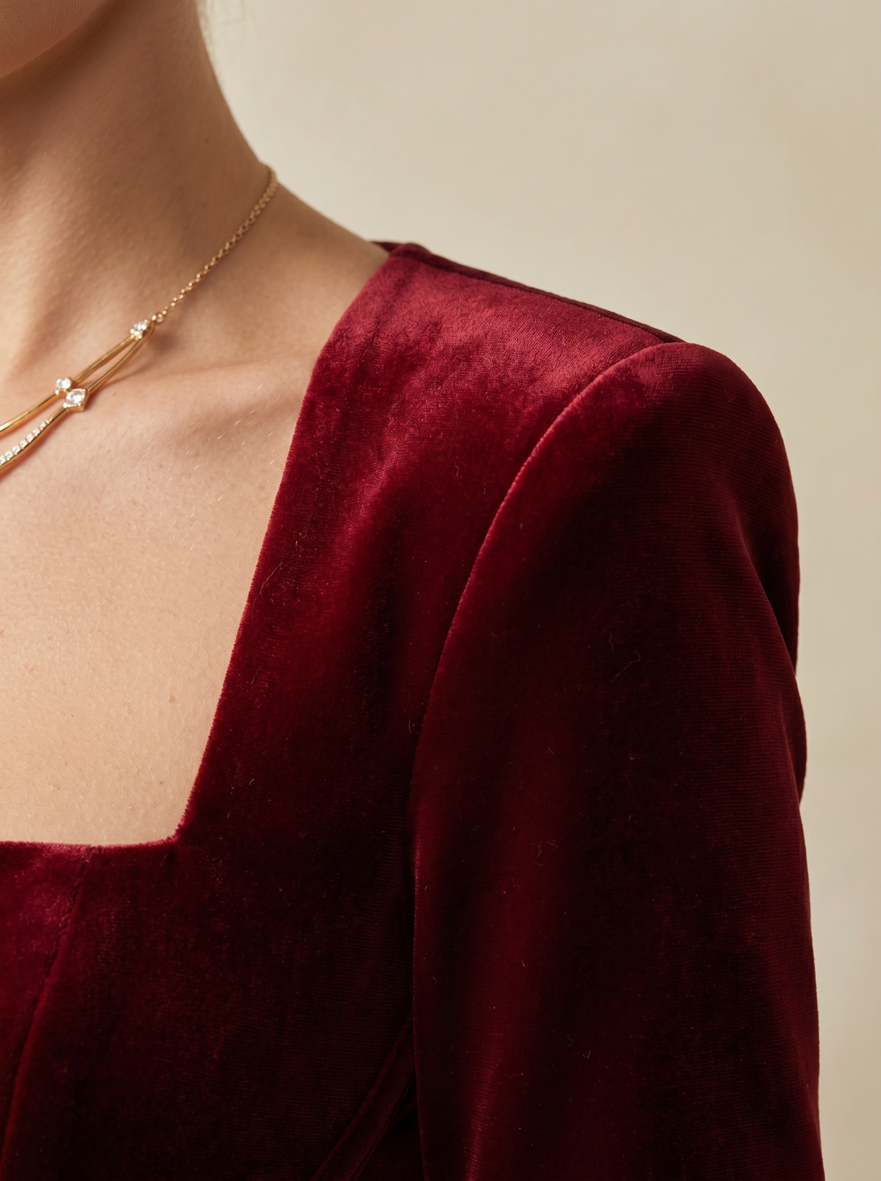 The Crimson Sovereign Gown