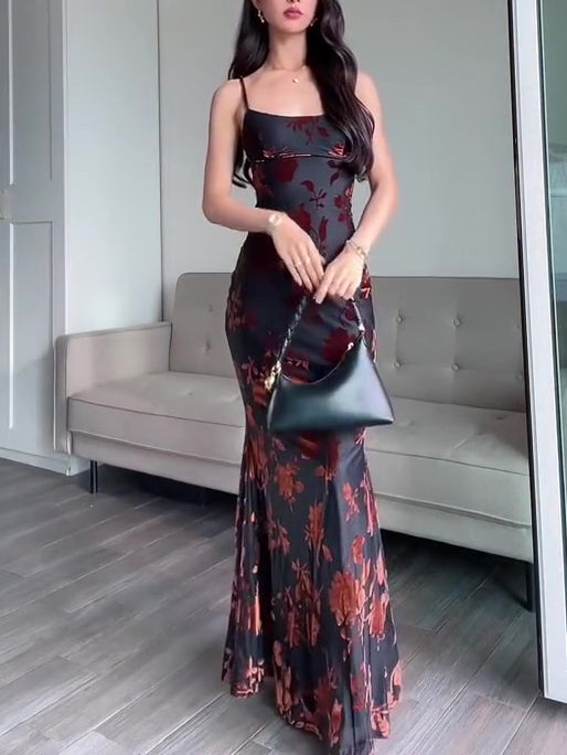 The Velvet-Flocked Midi