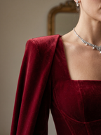The Crimson Sovereign Gown