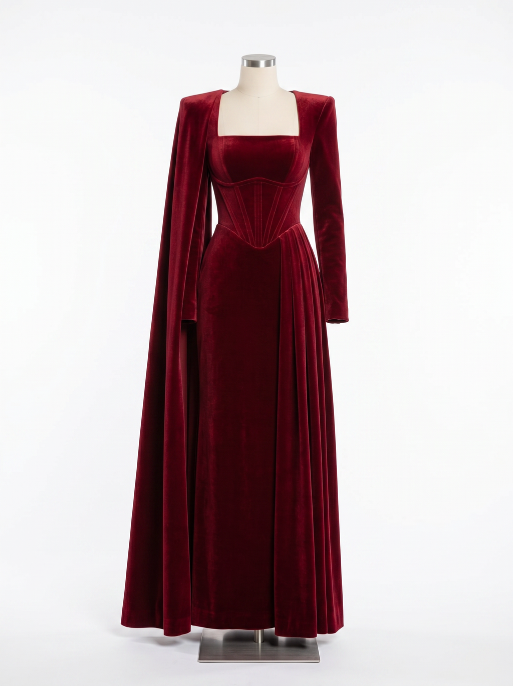 The Crimson Sovereign Gown
