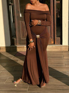 The Off-Shoulder Maxi