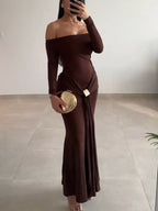The Off-Shoulder Maxi