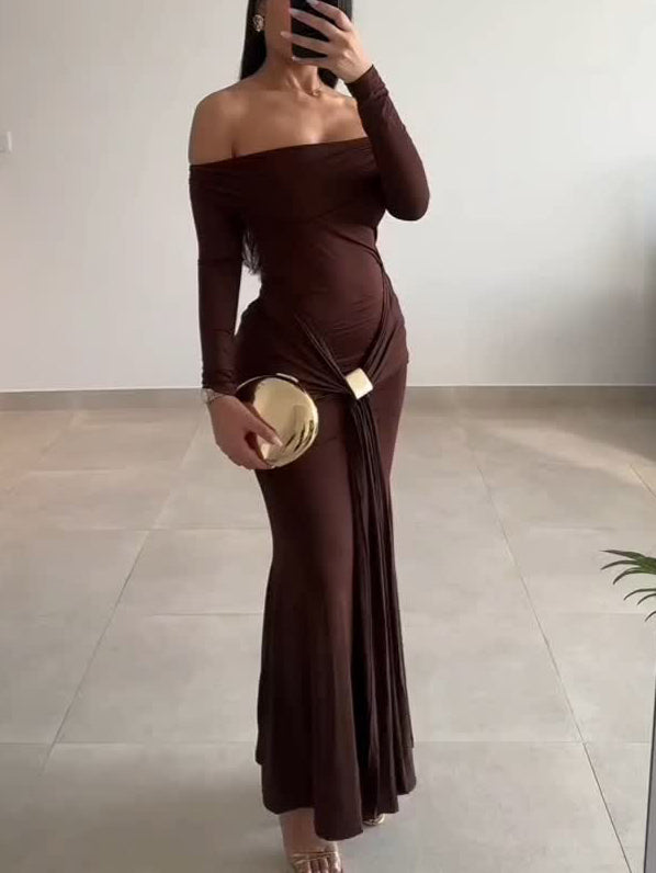 The Off-Shoulder Maxi