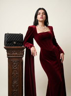 The Crimson Sovereign Gown