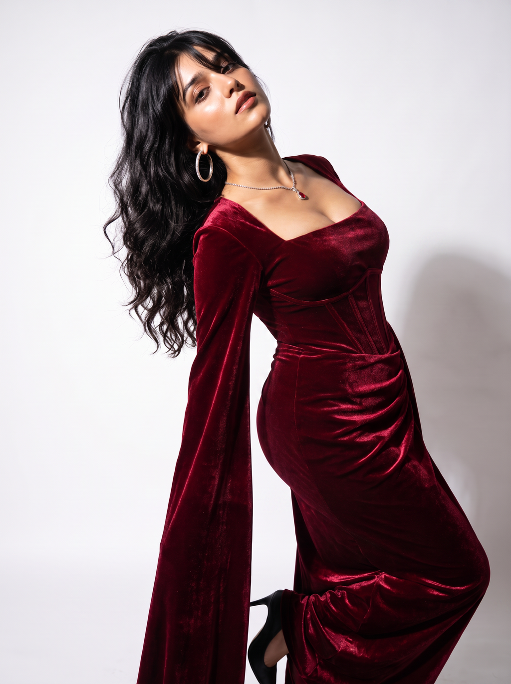 The Crimson Sovereign Gown