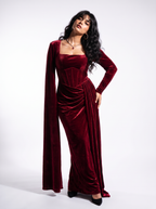 The Crimson Sovereign Gown