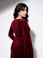 The Crimson Sovereign Gown