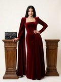The Crimson Sovereign Gown