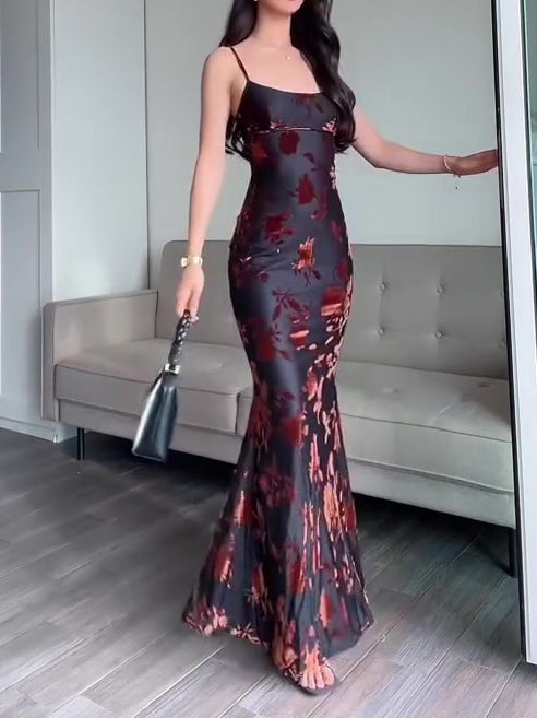 The Velvet-Flocked Midi