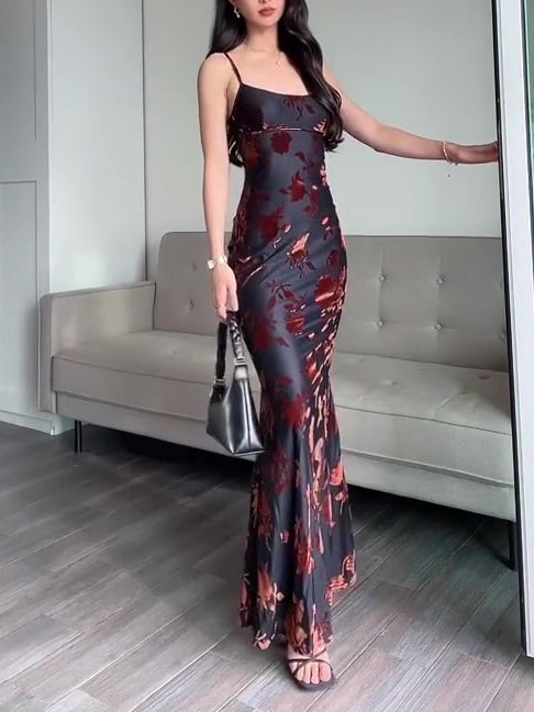 The Velvet-Flocked Midi